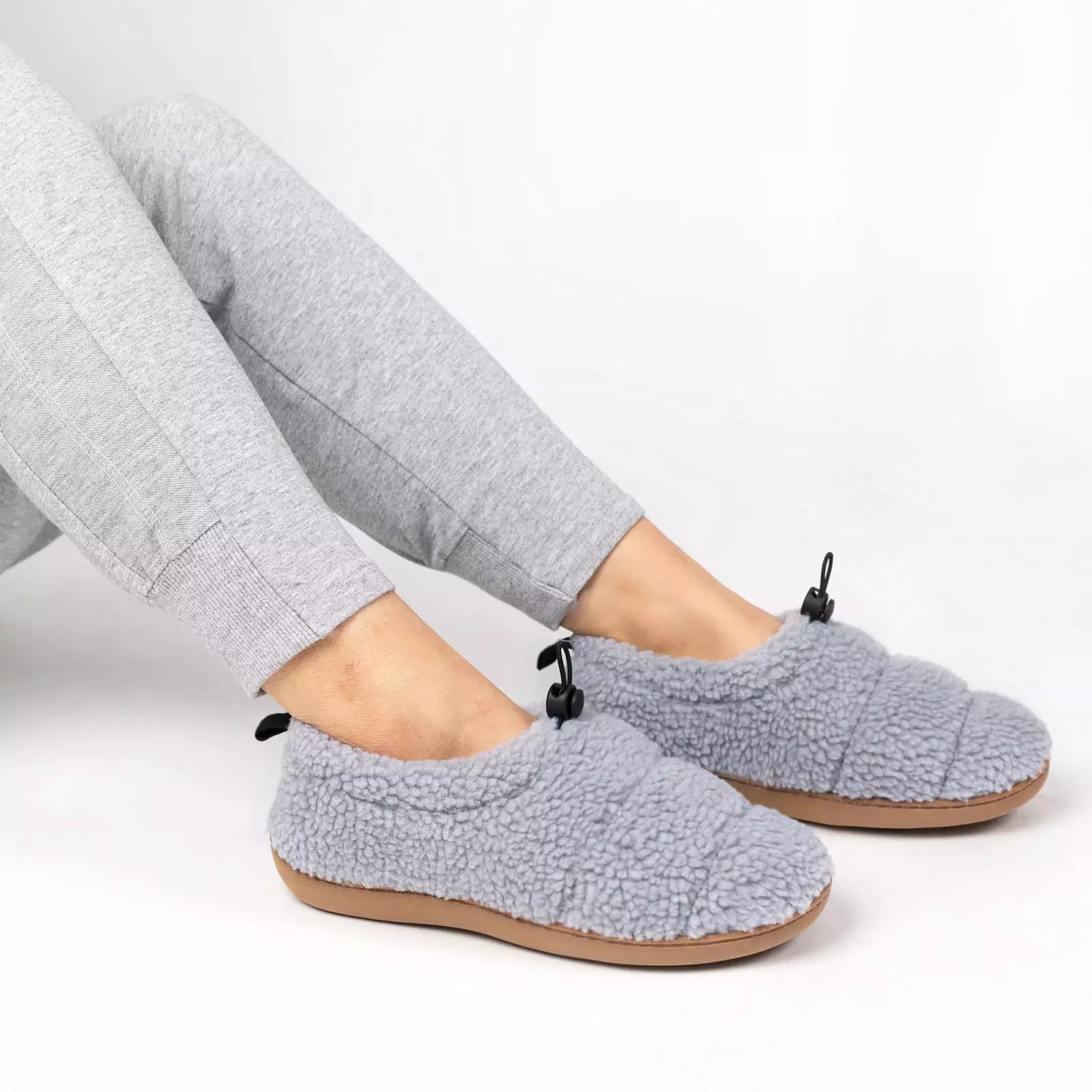 Women's Camper Moc Slipper with Adjustable Drawstring