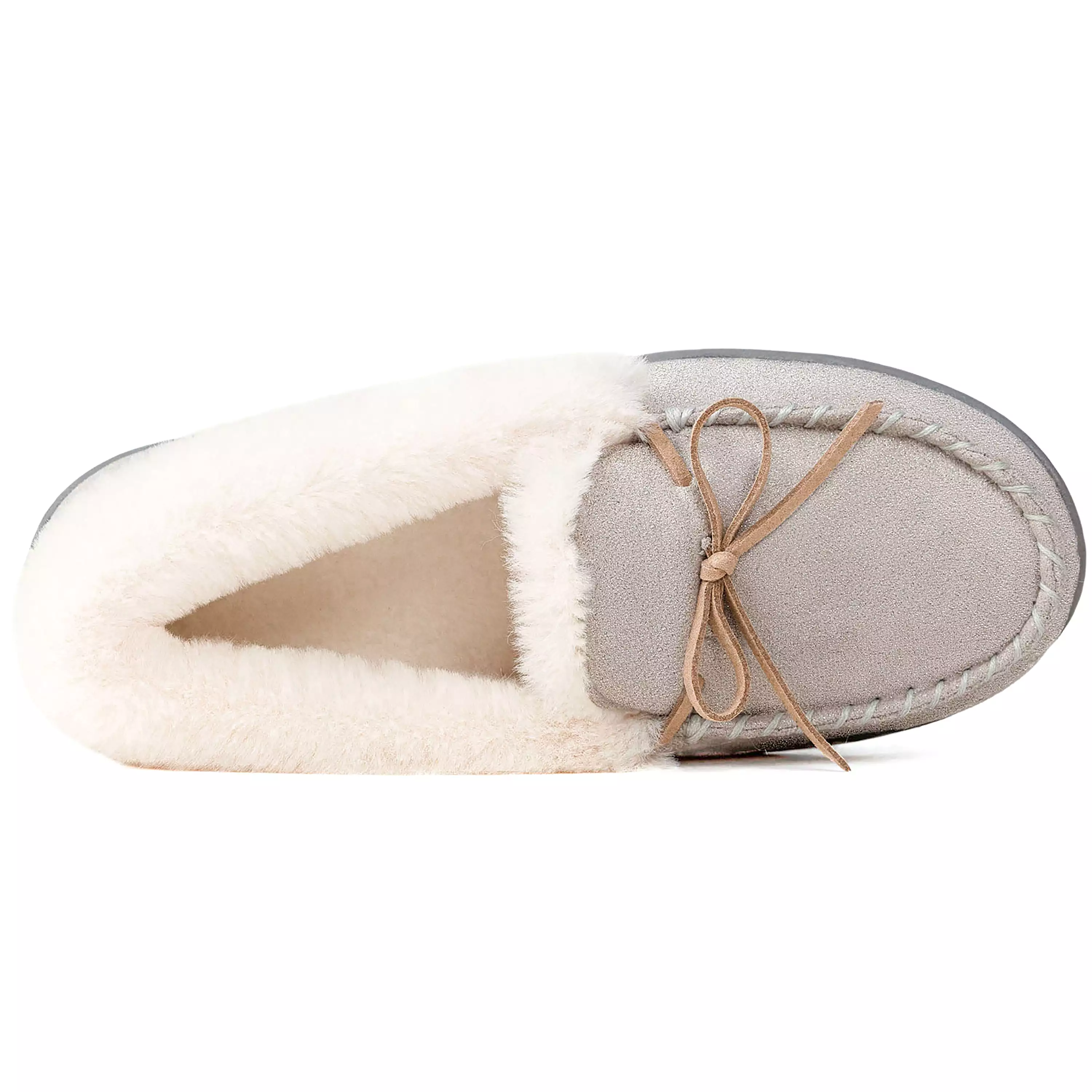 Women's Caroline Glittered Moccasin Slipper