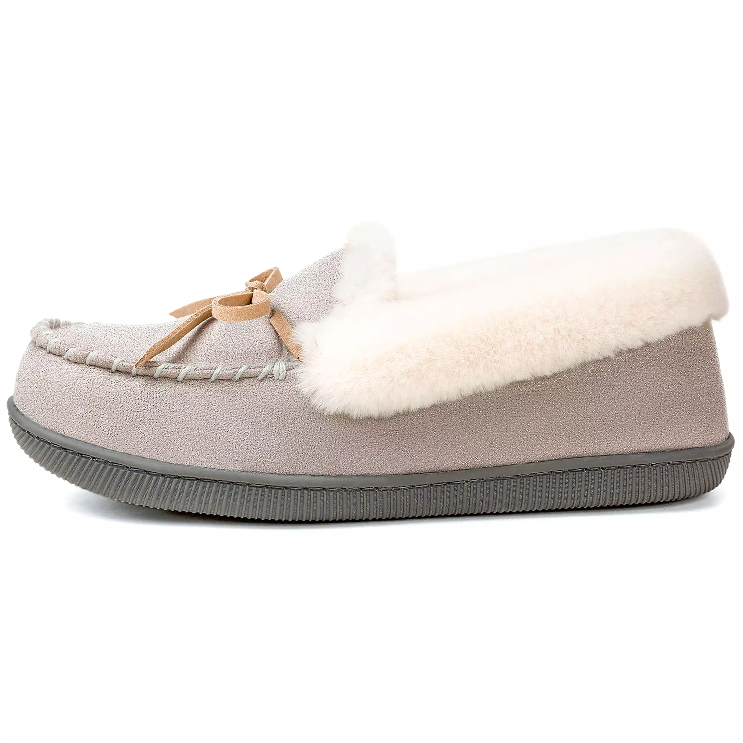 Women's Caroline Glittered Moccasin Slipper