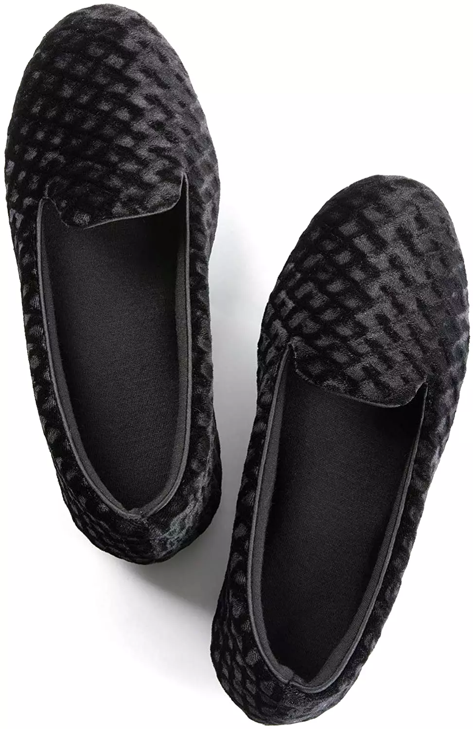 Women's Velour Closed Back Memory Foam Slipper